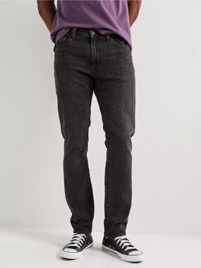 J.Crew Jeans Mens Size W36 L30 Flex Straight High Rise Gray Dark Wash